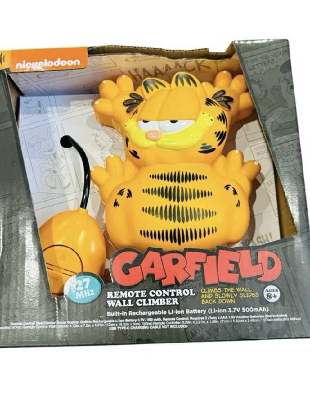 Nickelodeon Garfield Remote Control Wall Climber – Yellow & Black